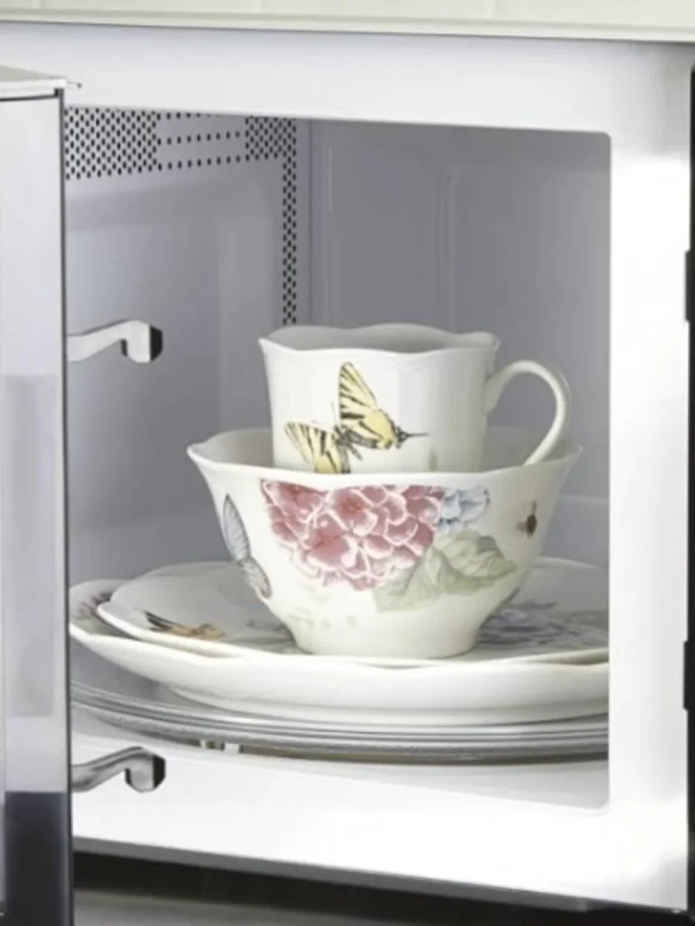 Lenox Dinnerware Set, Butterfly Meadow Hydrangea 12-Piece Set